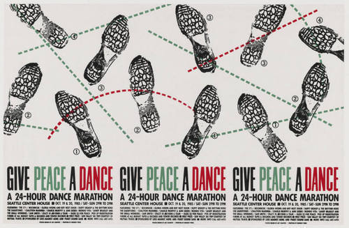 Give Peace a Dance, A 24-Hour Dance Marathon by Art Chantry