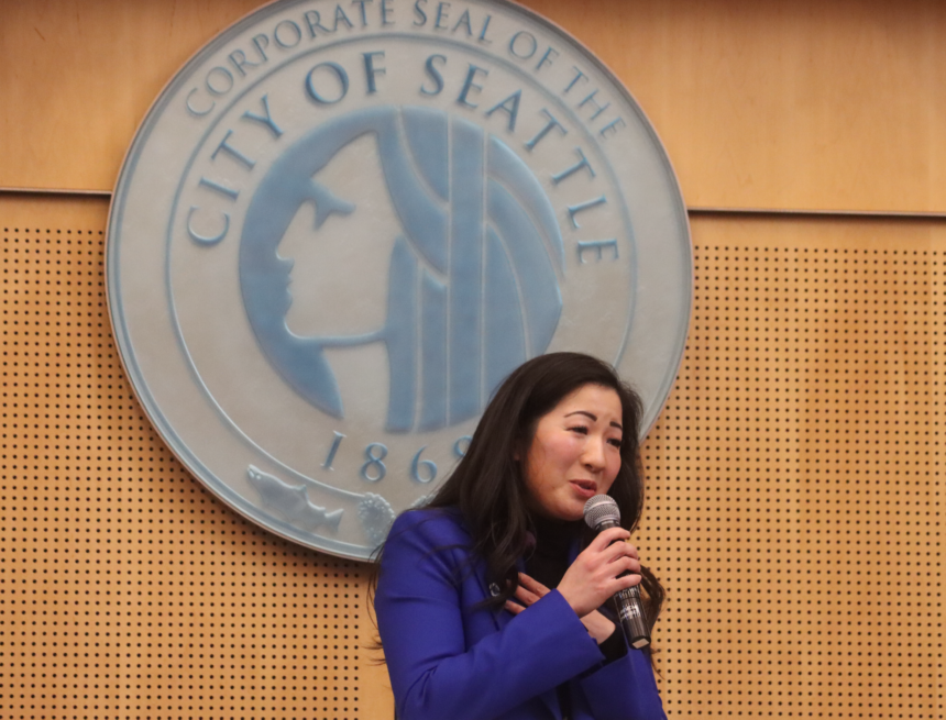 Seattle City Councilmember Tanya Woo after being appointed to the Council.