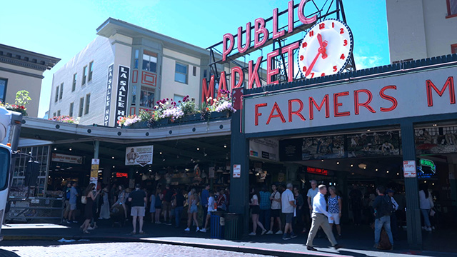 Pike Place in Seattle.