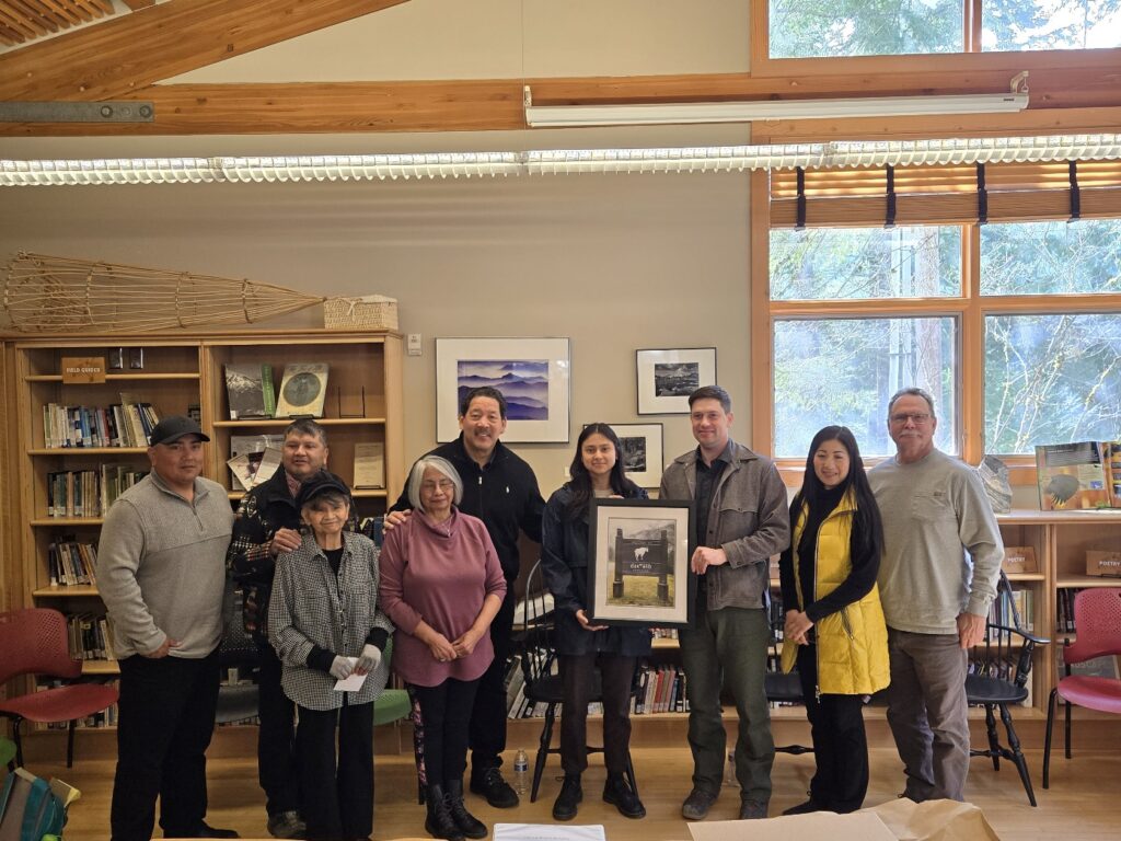 Representatives from the City of Seattle and Upper Skagit Indian Tribe at the government-to-government meeting

