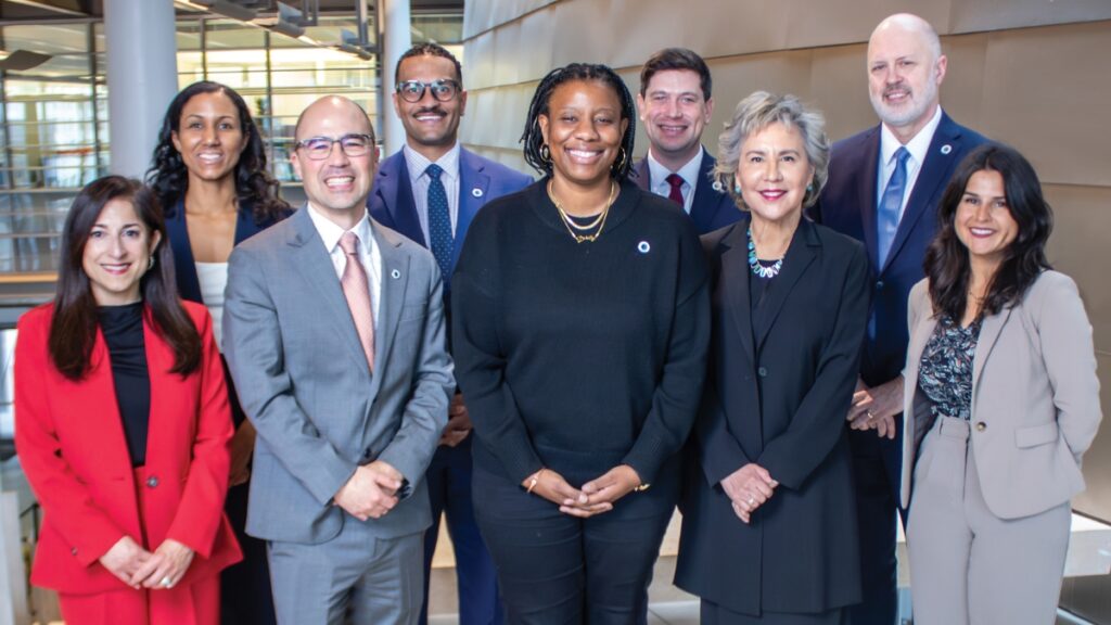 2026 group council photo in Seattle City Hall Lobby